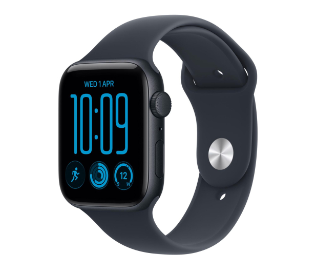 Apple Watch SE 3 44/Północ Aluminium/Granatowy Pasek S/M GPS - 1595830 - zdjęcie